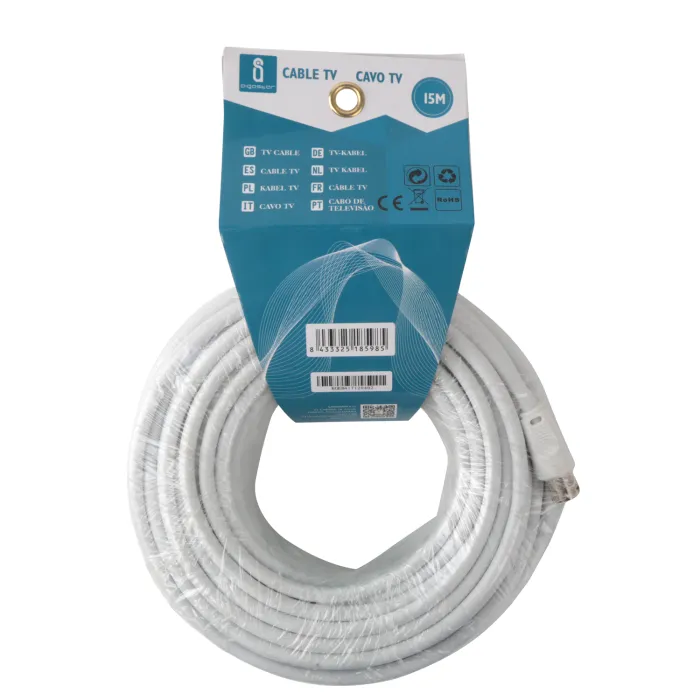 Cable de Antena Coaxial TV - Aigostar, 15 m