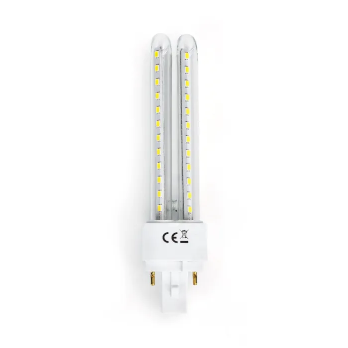 Pack 5 Bombilla LED B6 12 W G24d-3 - Aigostar, Fria 6400K