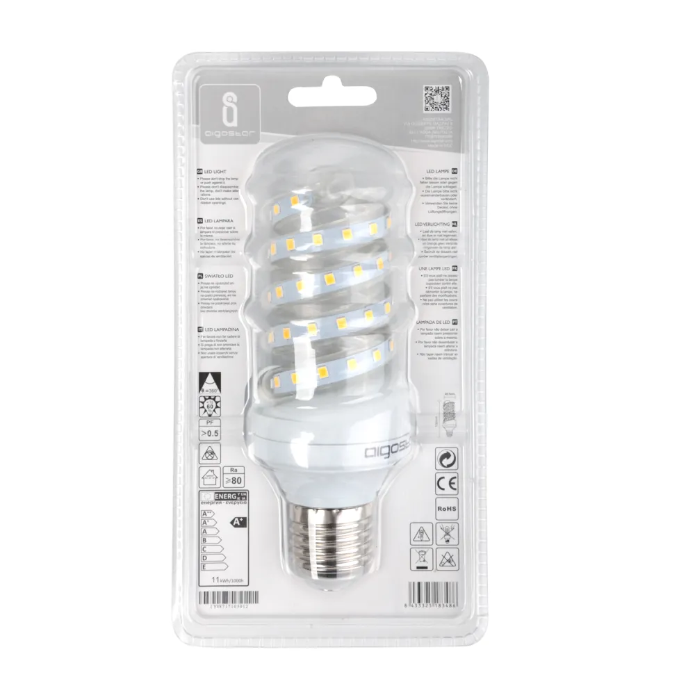 Bombilla de Espiral LED B5 11W E27 - AIGOSTAR