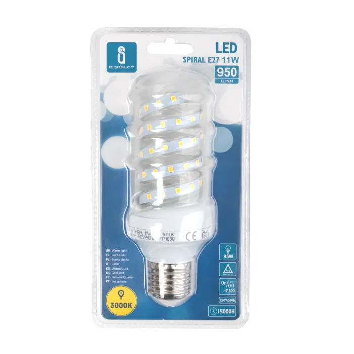 Bombilla de Espiral LED B5 11W E27 - AIGOSTAR