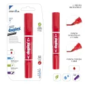 MARCADOR PERMANENTE CON PUNTA GRUESA 2-5/3MM ROJO Pryma