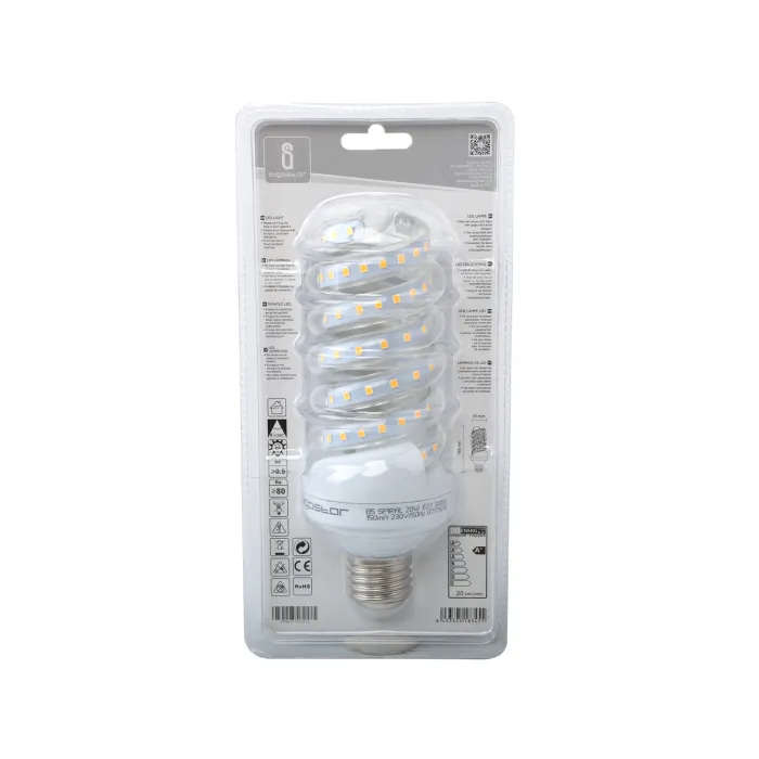 Bombilla de Espiral LED B5 20W E27 - AIGOSTAR