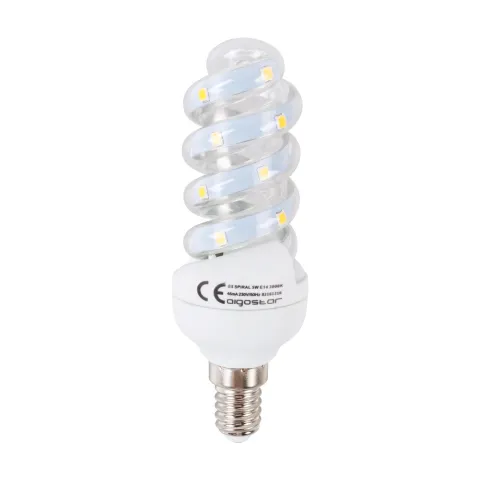 PACK 5 Bombilla de Espiral LED B5 4.9W E14 - AIGOSTAR