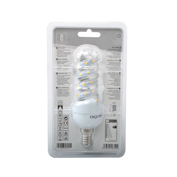 Bombilla de Espiral LED B5 7W E14 - AIGOSTAR