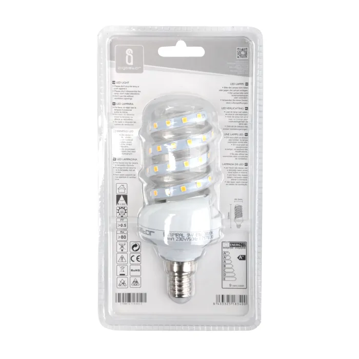 Bombilla de Espiral LED B5 9W E14 - AIGOSTAR