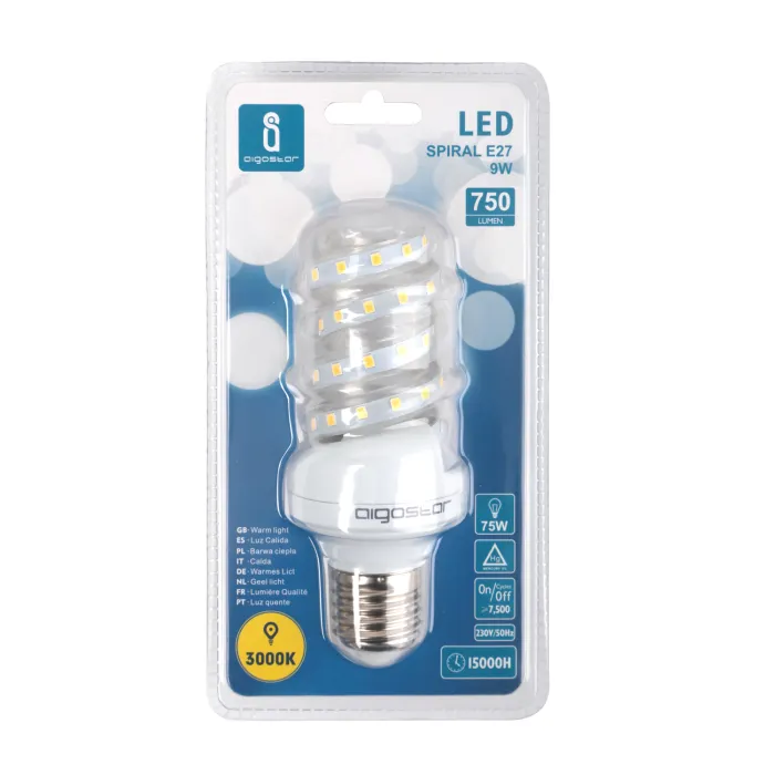 Bombilla de Espiral LED B59W E27 - AIGOSTAR