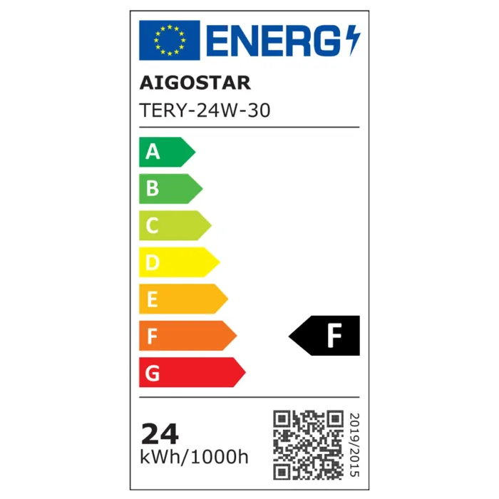 Placa LED Circular E6 24W Corte Ø265mm - AIGOSTAR