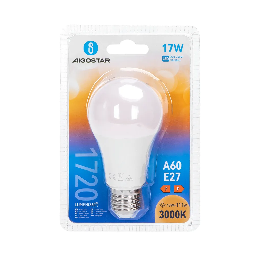 Bombilla LED A5 A60 17W E27 - AIGOSTAR