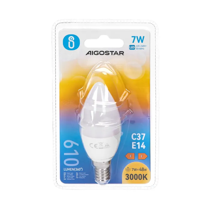 Bombilla LED A5 C37 7W E14 - AIGOSTAR