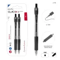 Bolígrafo de Clic 0.7mm Pryma Negro Pack de 2 para una Escritura Precisa y Clara.