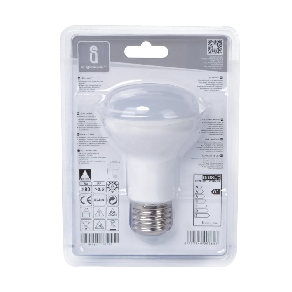 Bombilla LED A5 R63 9W E27 - AIGOSTAR