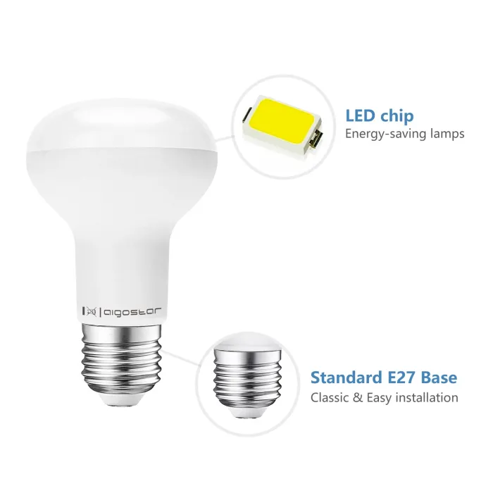 Bombilla LED A5 R80 12W E27 - AIGOSTAR