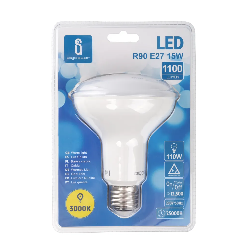Bombilla LED A5 R90 15W E27 - AIGOSTAR