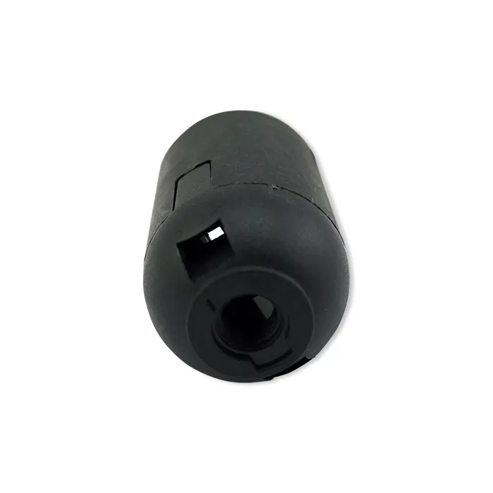 Portalámparas de plástico con Base E27 - Aigostar, Negro