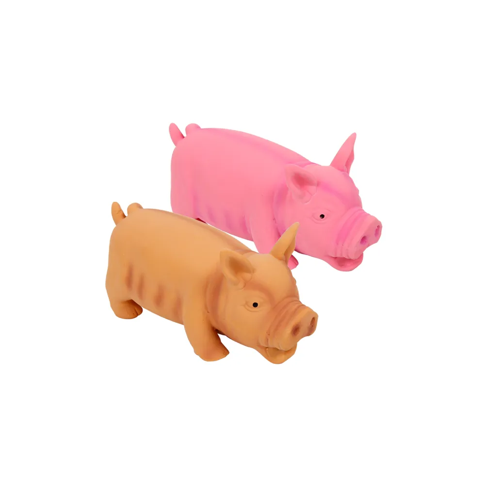 Juguete para Mascotas Cerdo de Goma - NOBLEZA