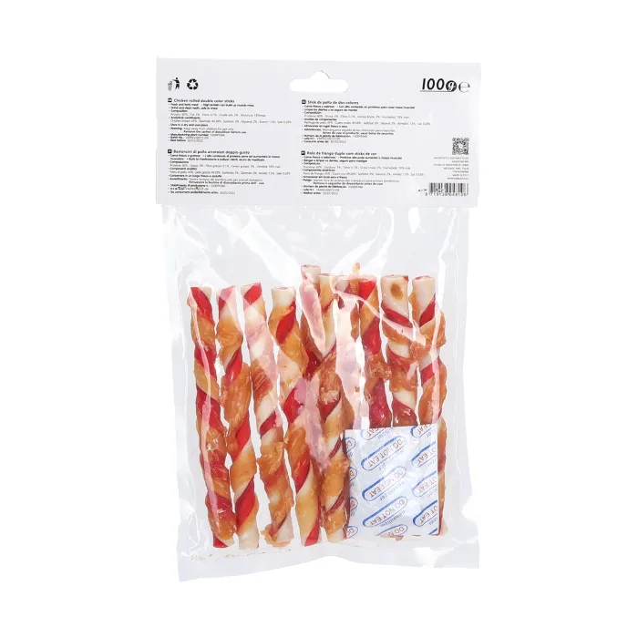 Snacks de Tiras de Pollo para Perros (L12.5cm, 100g) - NOBLEZA: Del...