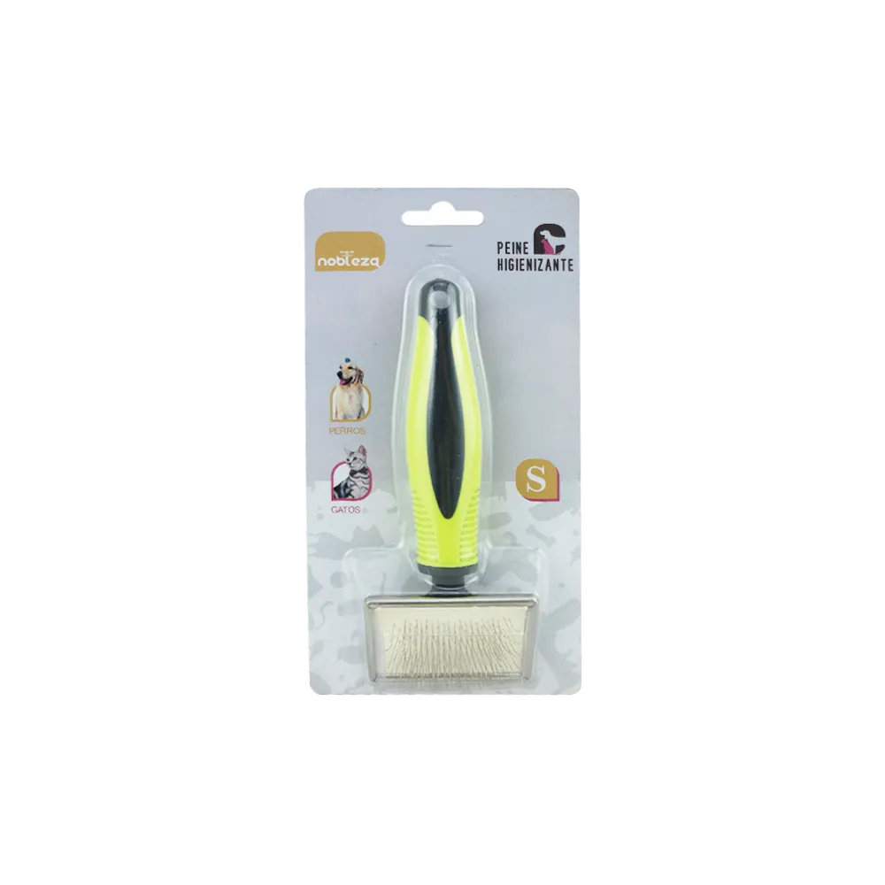 Peine Sencillo con Púas Curvas para Mascotas - NOBLEZA