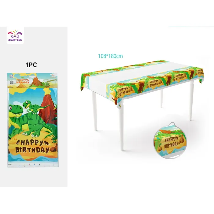 Mantel de mesa con diseño de dinosaurio PartyGO