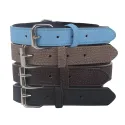 Collar de Cuero Sintético para Mascotas - NOBLEZA