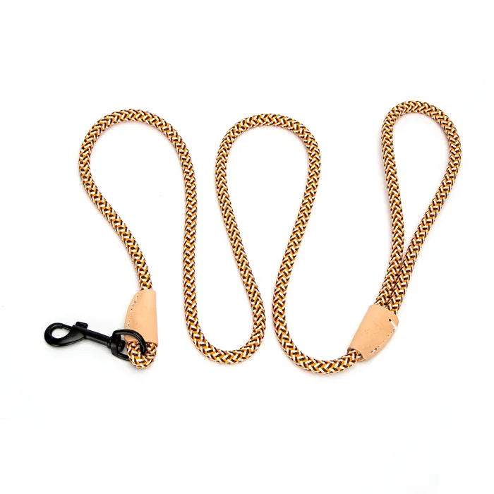 Correa de cuerda redonda para mascota - Nobleza, Morado, S