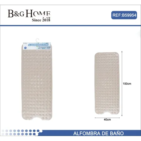 Alfombra de Bañera Plana - 40x100cm - B&G HOME