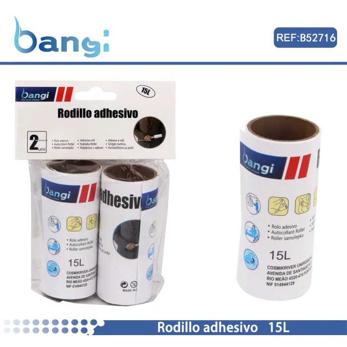 Pack 2 Recambios Rodillo Quitapelusas de 15 Capas - B&G HOME