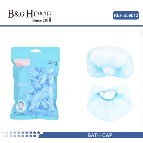 30 Gorros de Baño Desechables Azules - B&G HOME