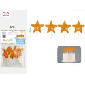 Decoración para pastel de estrella de mar naranja PartyGO