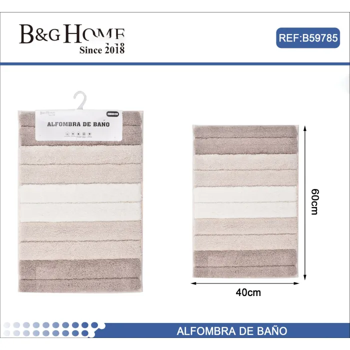 Alfombra de Terciopelo de Fibra Ultrafina en Tres Colores (Beige, B...