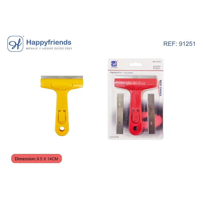 Rascavidrios plus2 Recambios 9,5 × 14 cm - Happy Friend