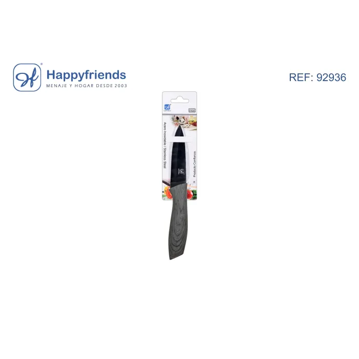 Cuchillo Verdulero de Happy Friend: Cortes precisos y eficientes para frutas y verduras. Hoja afilada, mango ergonómico y excele