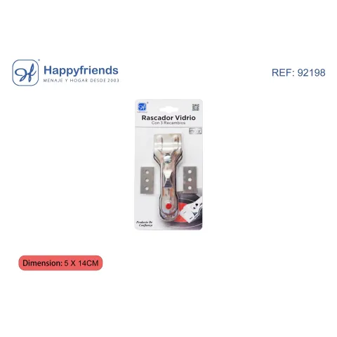 Rascador Vitrio con 3 Recambios - Happy Friend