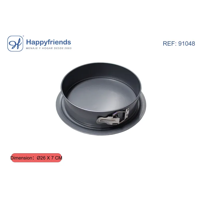 Molde Desmontable con Bandeja - Happy Friend, 26 × 7 cm