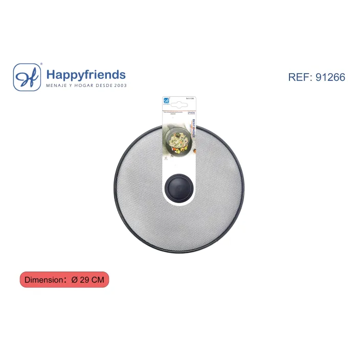 Tapa de Antisalpicaduras Rejilla - Happy Friend, Ø29 cm