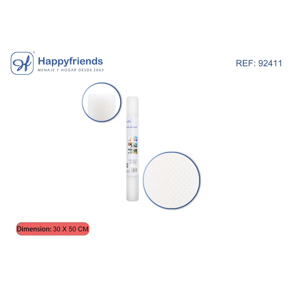 Alfombrilla Antideslizante Transparente - Happy Friend: Seguridad y versatilidad en cada rincón de tu hogar.