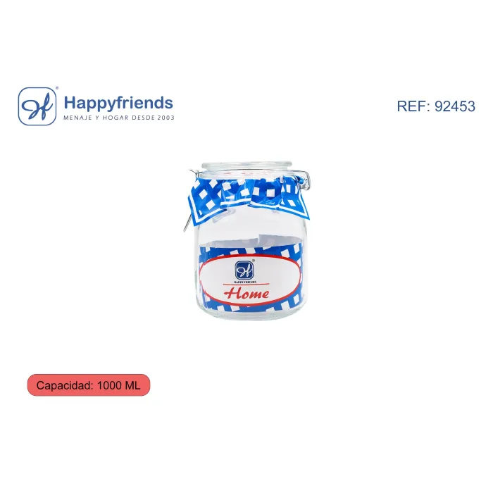 Tarro Hermético - Happy Friend, 1L