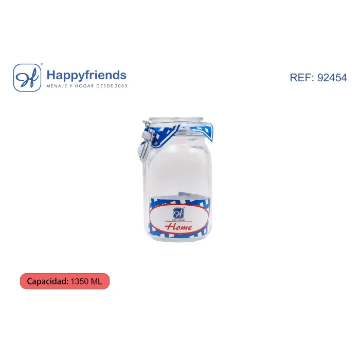 Tarro Hermético - Happy Friend, 1.35L