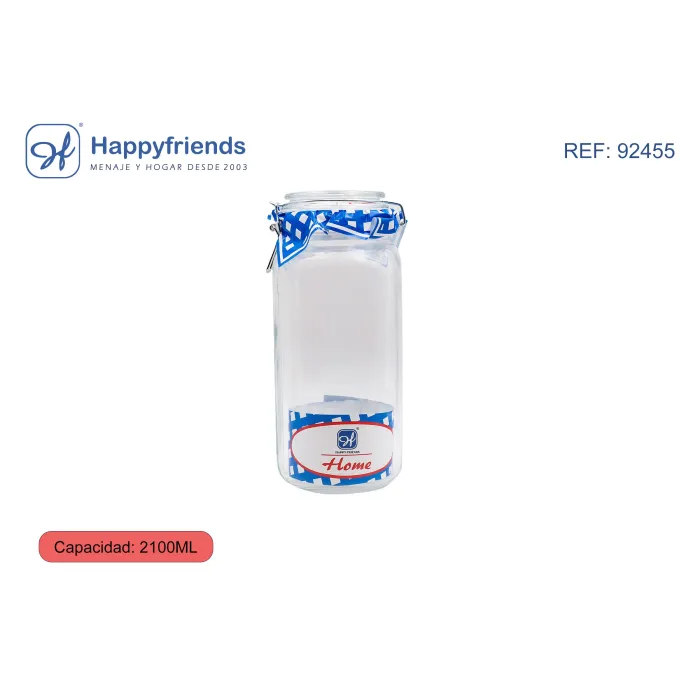 Tarro Hermético - Happy Friend, 2.1L