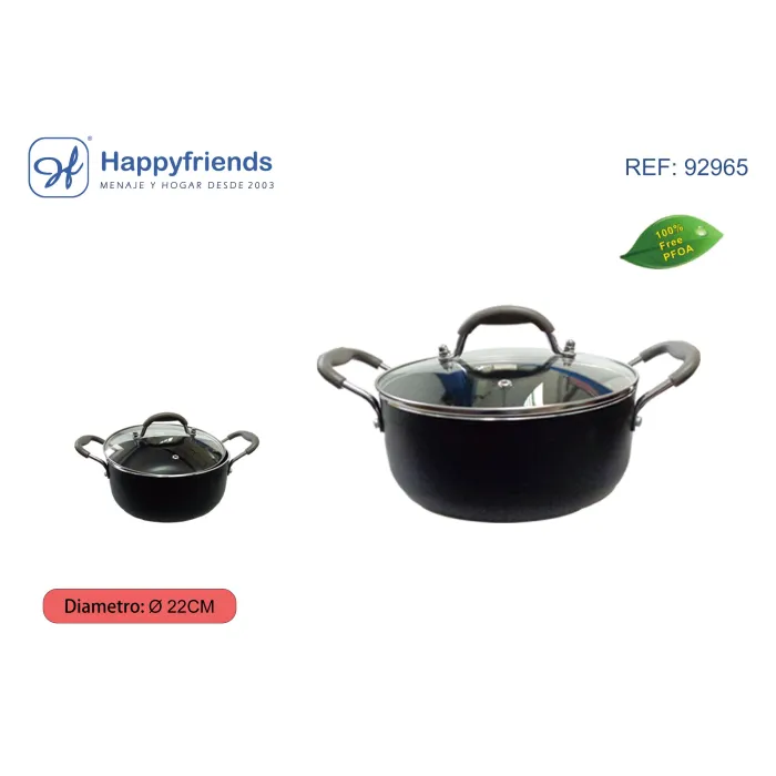 Olla de Aluminio para Inducción - Happy Friend: Cocina con eficiencia y comodidad en tu cocina de inducción.