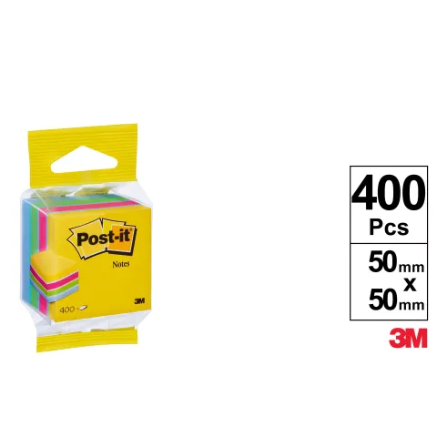 Nota Mini Cubo 400 hojas 50x50mm Post it