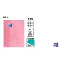 Europeanbook 1 Tapa Extradura A4+ 80 Hojas 5x5 Rosa Oxford