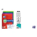 Pack de Cuadernos con Tapa Plástica F 80 Hojas 4x4 Colores Vivos