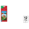 Estuche 12 Lápices Colores Hexagonal - Faber Castell