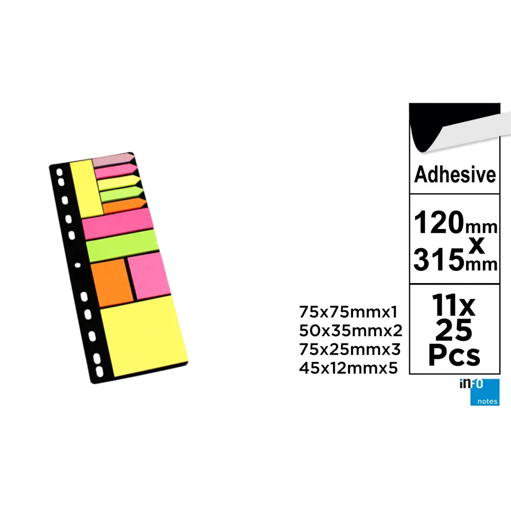 Notas adhesivas cuadrados - GlobalNotes