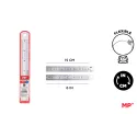 Regla Metálica de Acero Inoxidable 15cm - MP