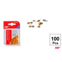 Chinchetas doradas 10mm 100uds - MP