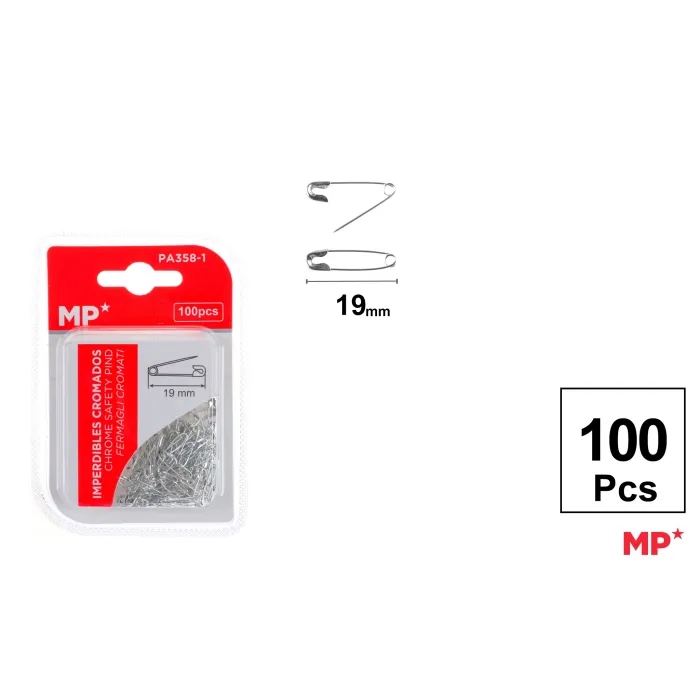 Imperdibles 19mm 100pcs - MP