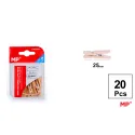 Pinza de Madera 25mm 20uds - MP