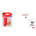 Pinza de Madera 35mm 10uds - MP