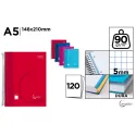 Cuaderno extradura A5 120H cuadrícula 5x5 - MP